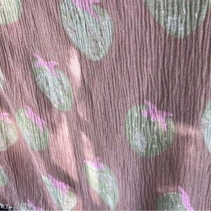 Strawberry Travel Wrap Spring Green Rasin Purple Loom Weave Organic Cotton NEW!